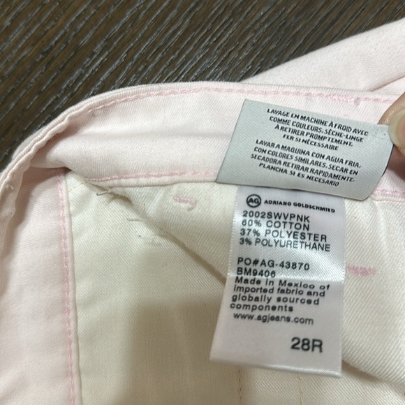 Ag Men's Green Label The Canyon Flat
Front Performance Shorts, Pink, Size 28R - Picture 9 of 10